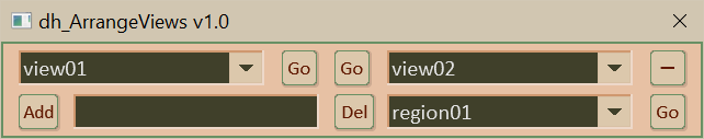 arrange views expanded