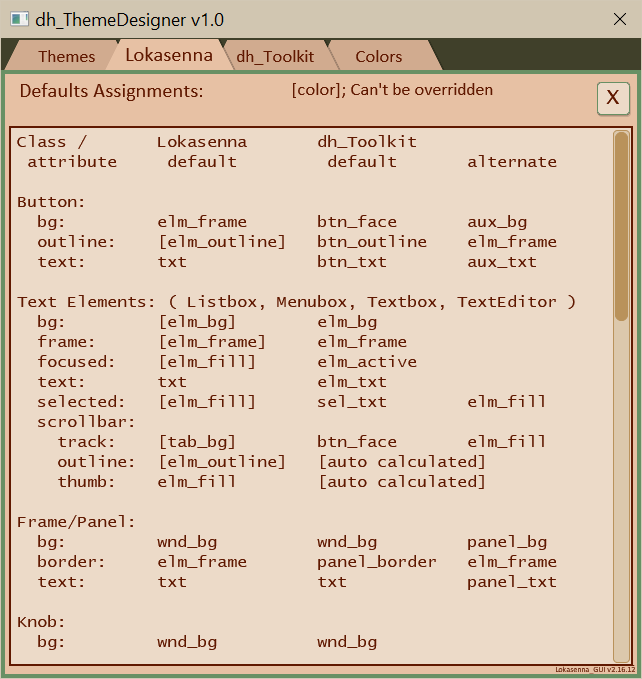 Tab 2 Show Defaults All