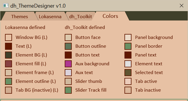 Tab 4 Colors